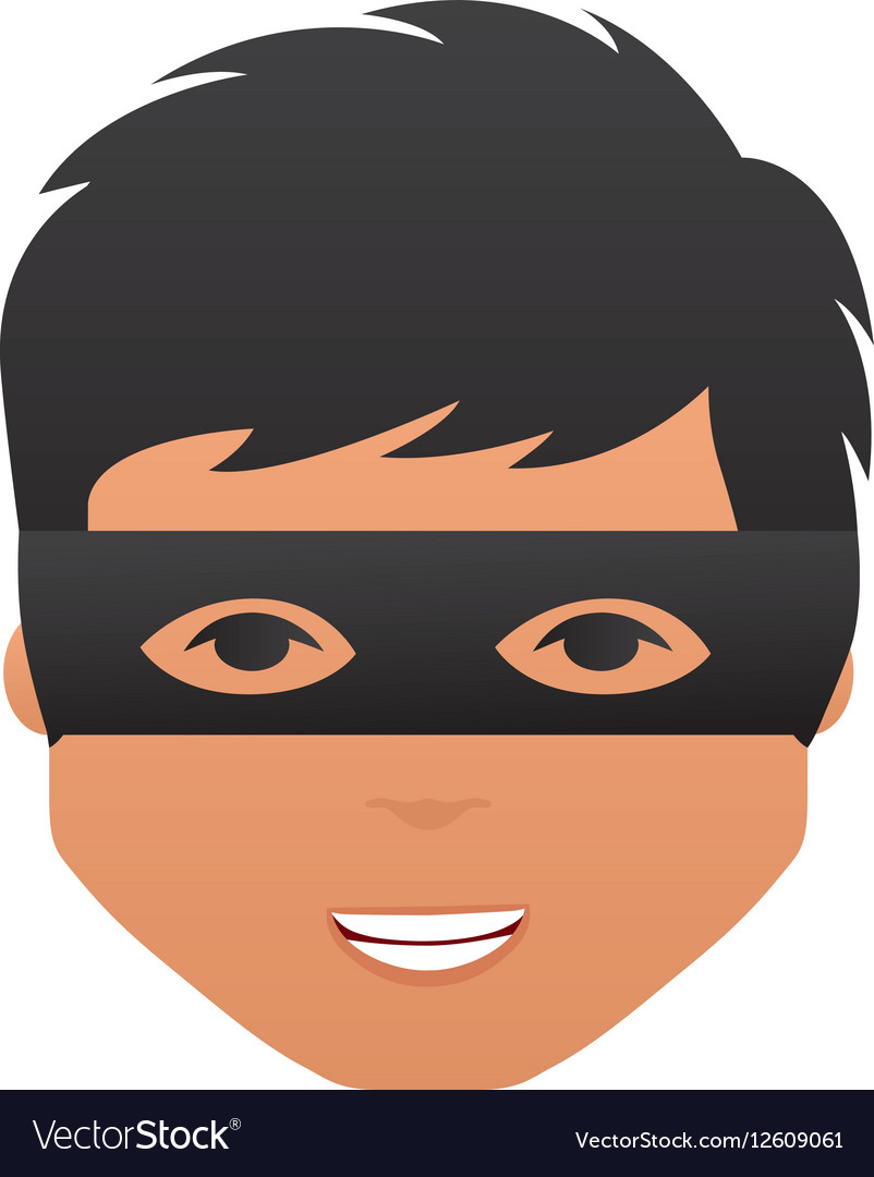Hacker avatar Charakter isolierte Symbol