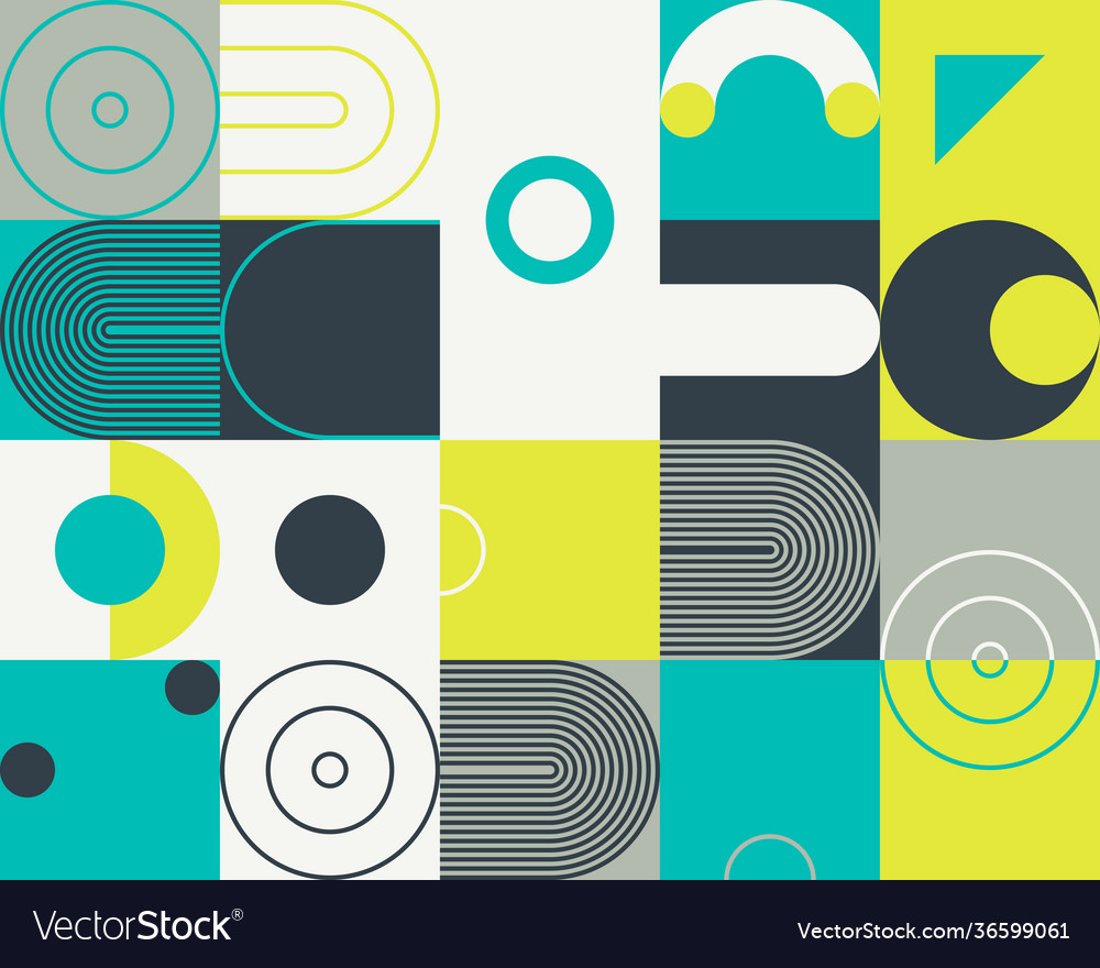 Memphis abstract pattern design