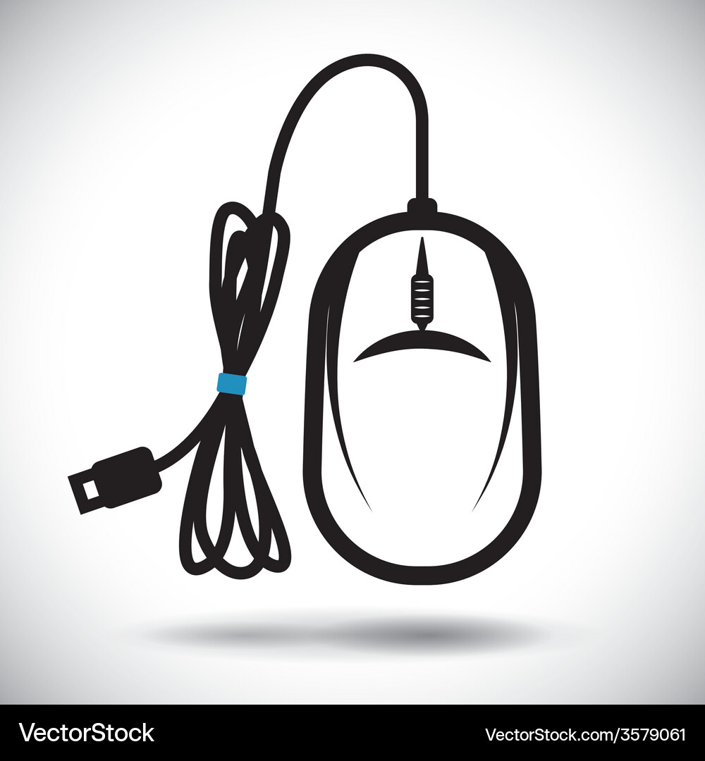Mouse icon design Royalty Free Vector Image - VectorStock