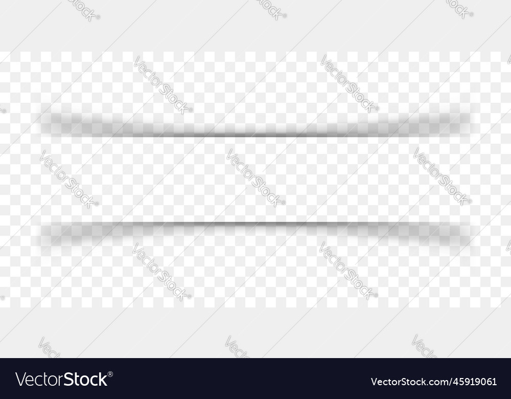 Realistic horizontal sheet divider lines paper Vector Image