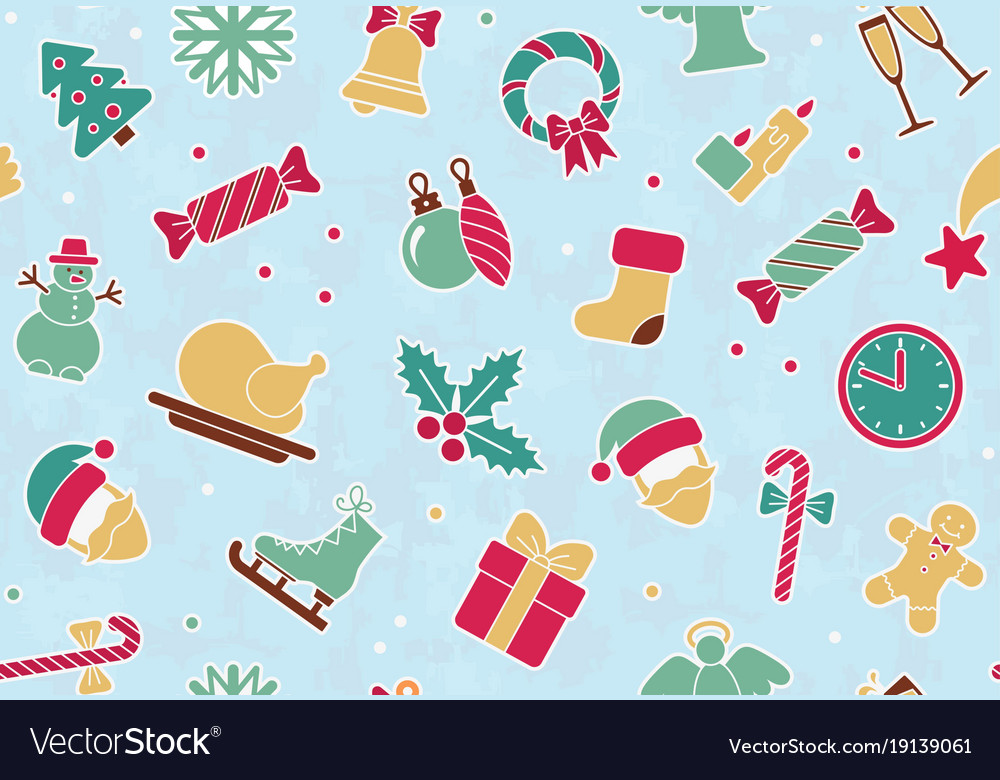 Seamless christmas background