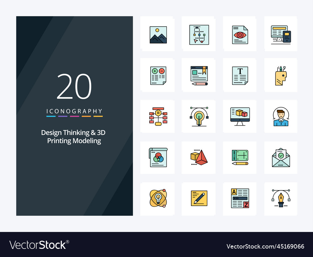 20 design thinking and d printing modeling line
