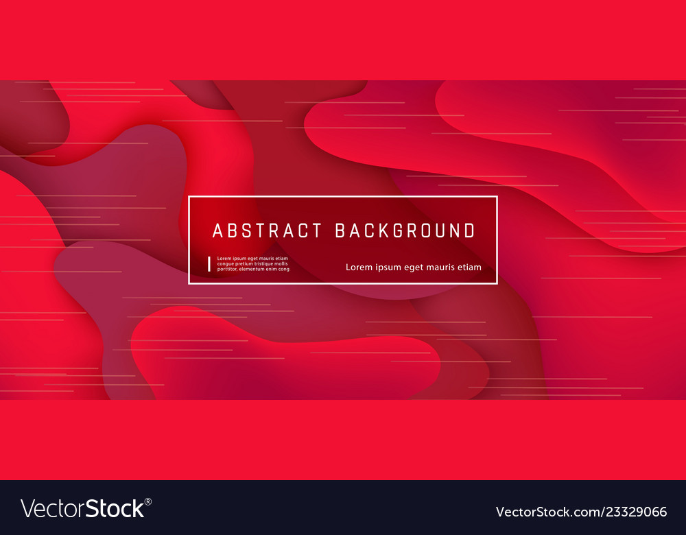 Abstract Red Wave Motion Background