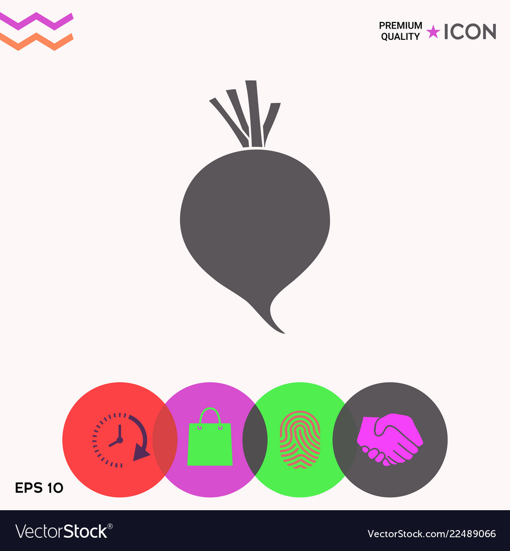 Beet root icon