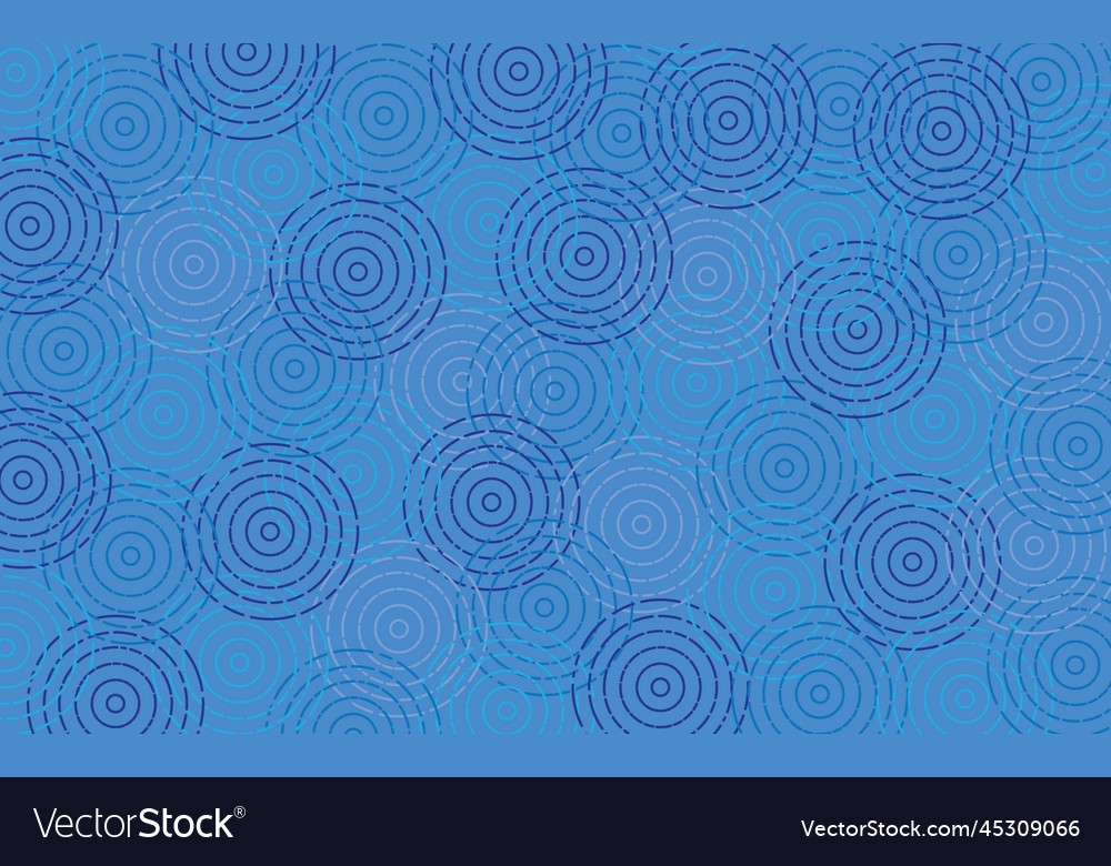 Blue round line pattern background vector image Blue round line pattern background