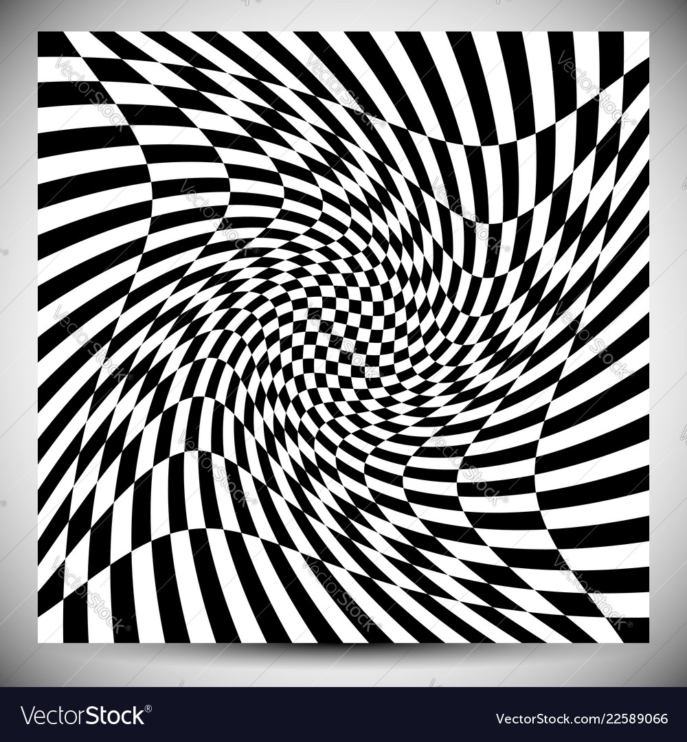Distortion effects on various patterns geometric