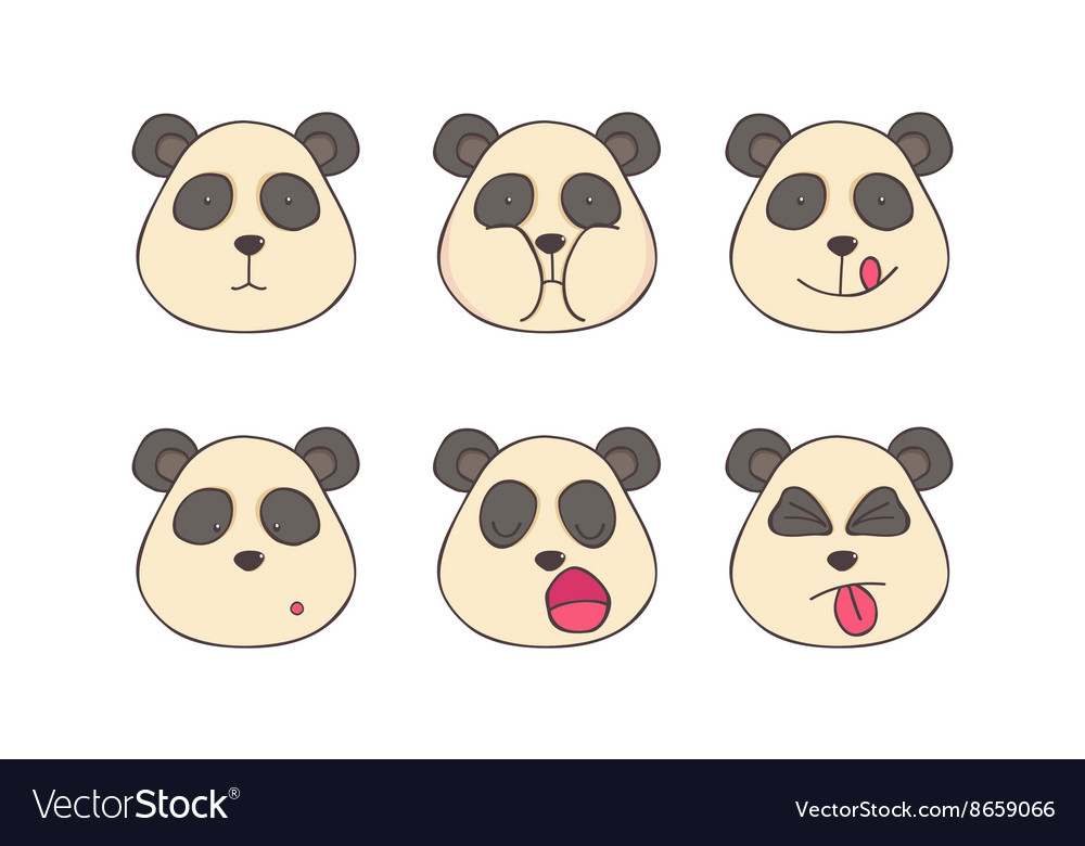 Set smileys pandas