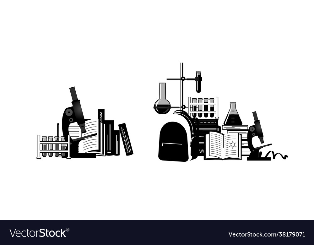 Chemistry template for your design Royalty Free Vector Image