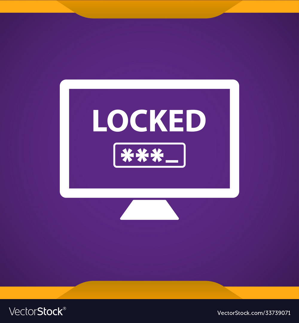 Password icon for web and mobile
