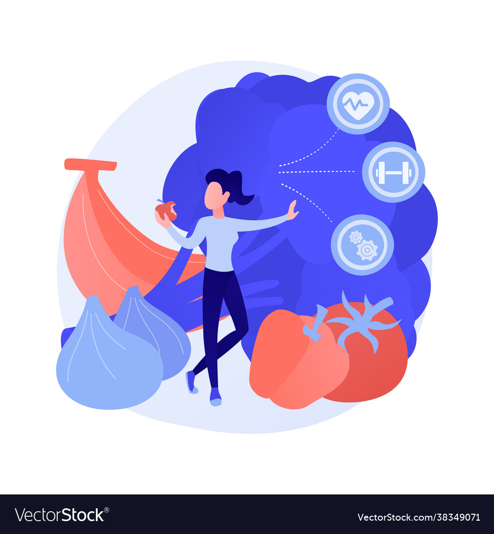 Raw Veganism Abstract Concept Royalty Free Vector Image Raw Veganism Abstract Concept Royalty Free Vector Image
