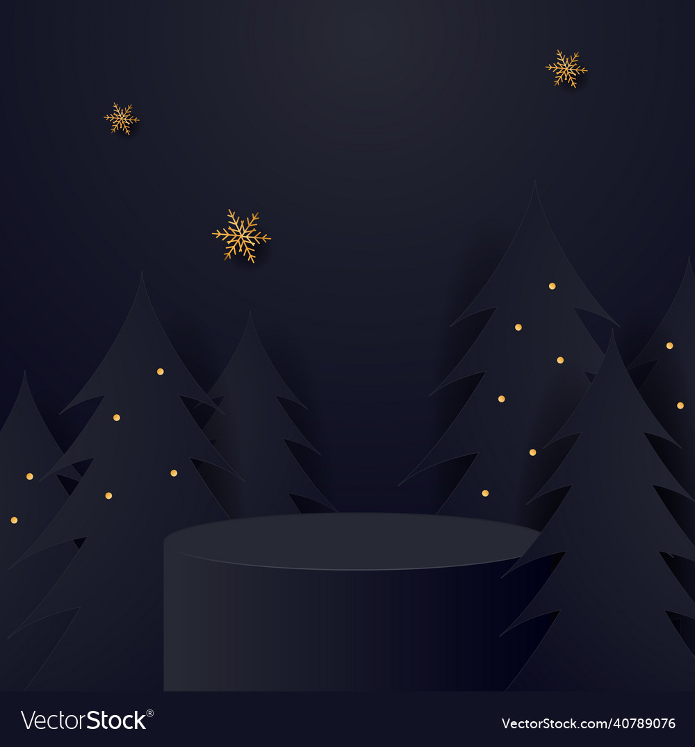 Abstract minimal mock up scene geometry podium vector image Abstract minimal mock up scene geometry podium