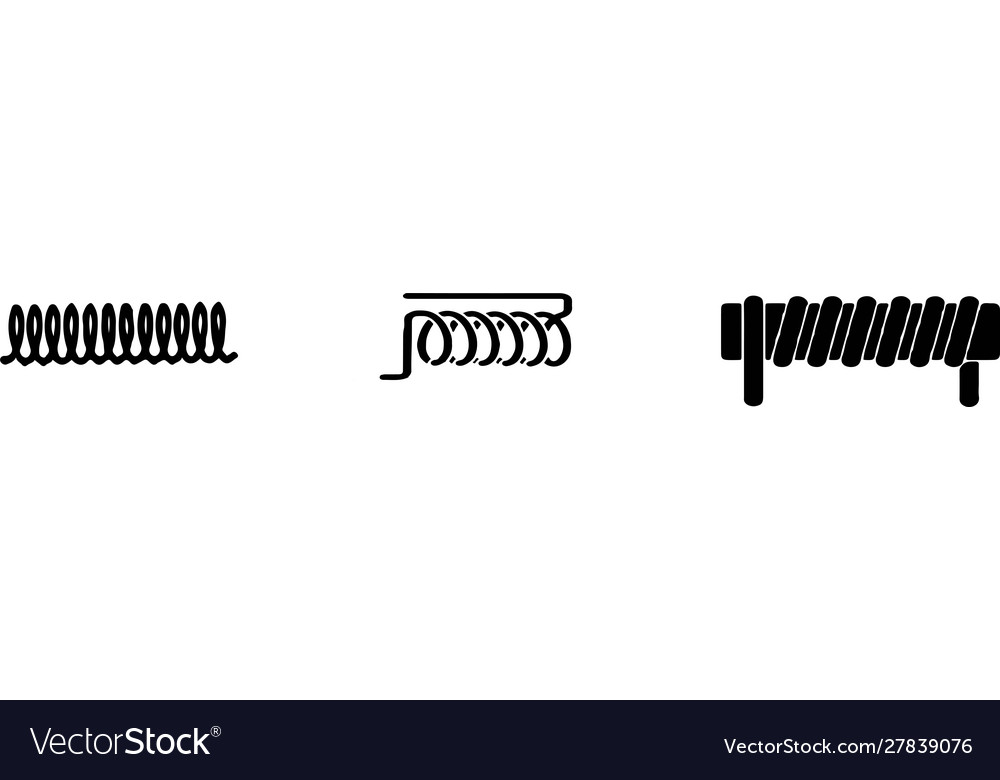 Cable coil icon isolated on white background