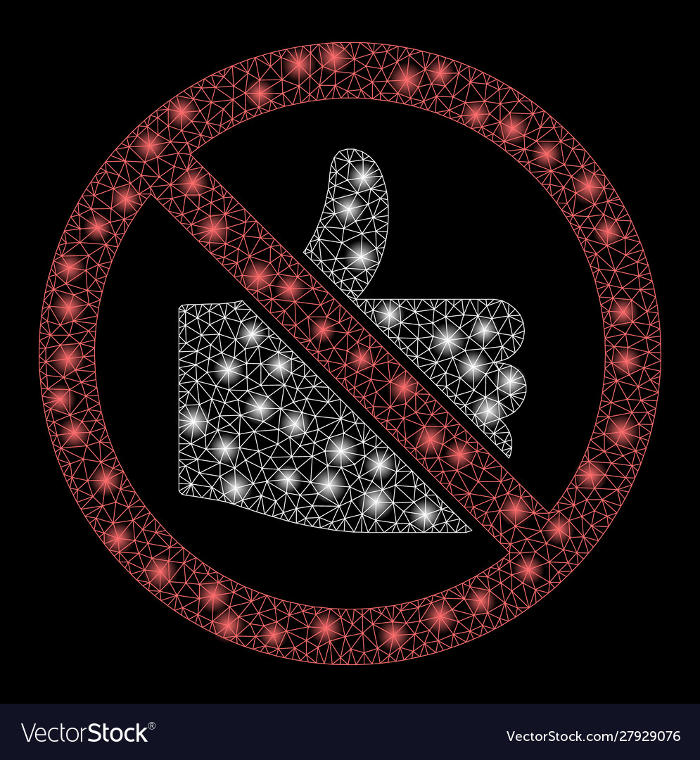 Flare mesh network no likes with spots Vector Image Flare mesh network no likes with spots