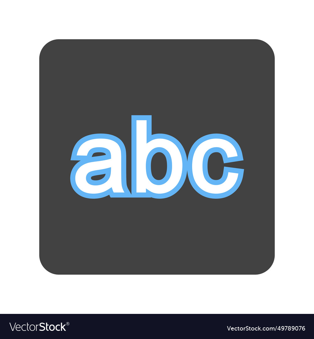 Input latin letters icon image
