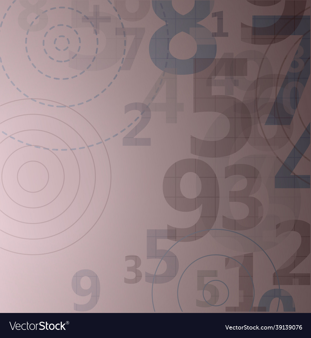 Mathematical digital code background