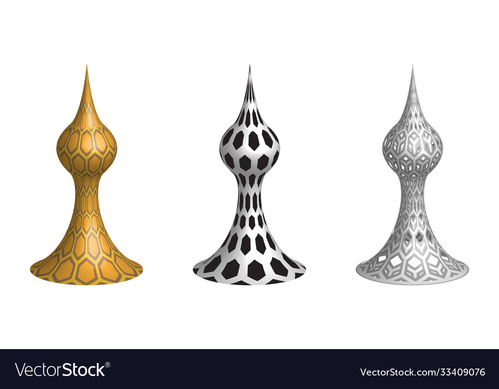Openwork geometry design element Vector Image Openwork geometry design element