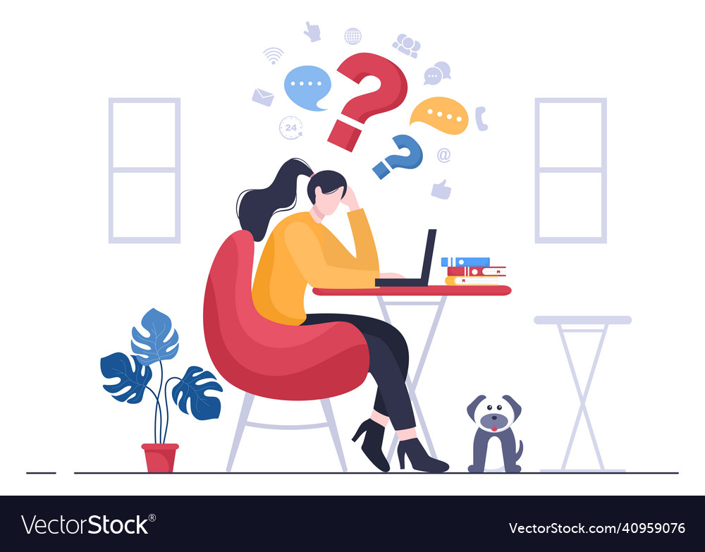 Problem und Lösung bei der Unternehmenslösung vector image Problem und Lösung bei der Unternehmenslösung