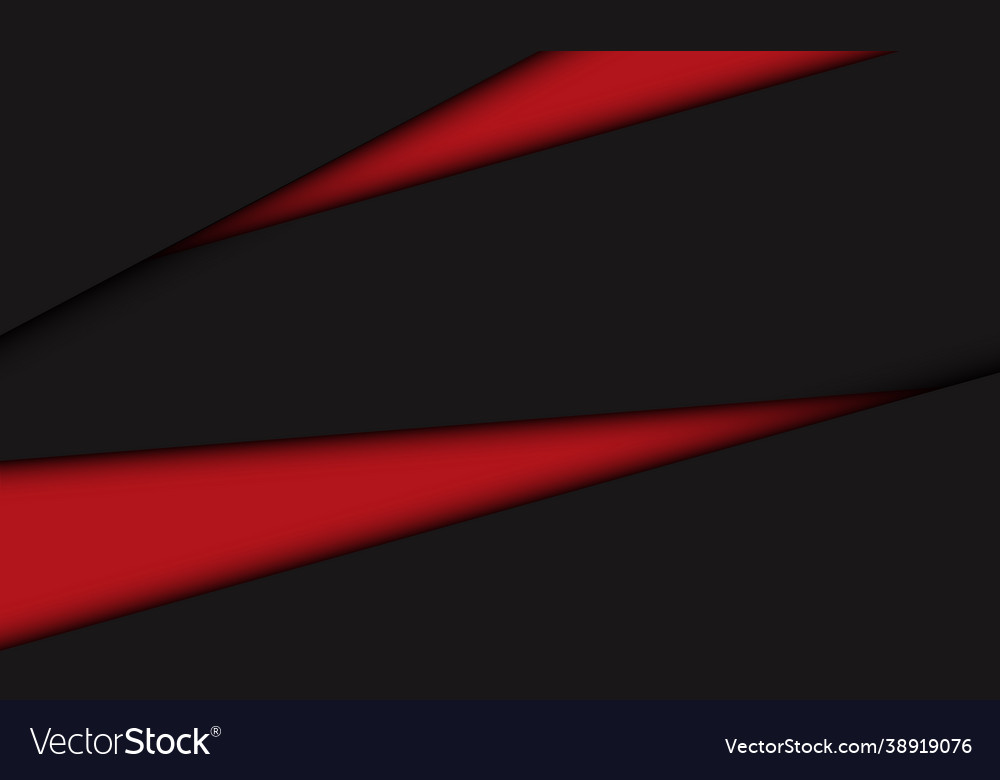 Red & Grey Overlapping Triangles