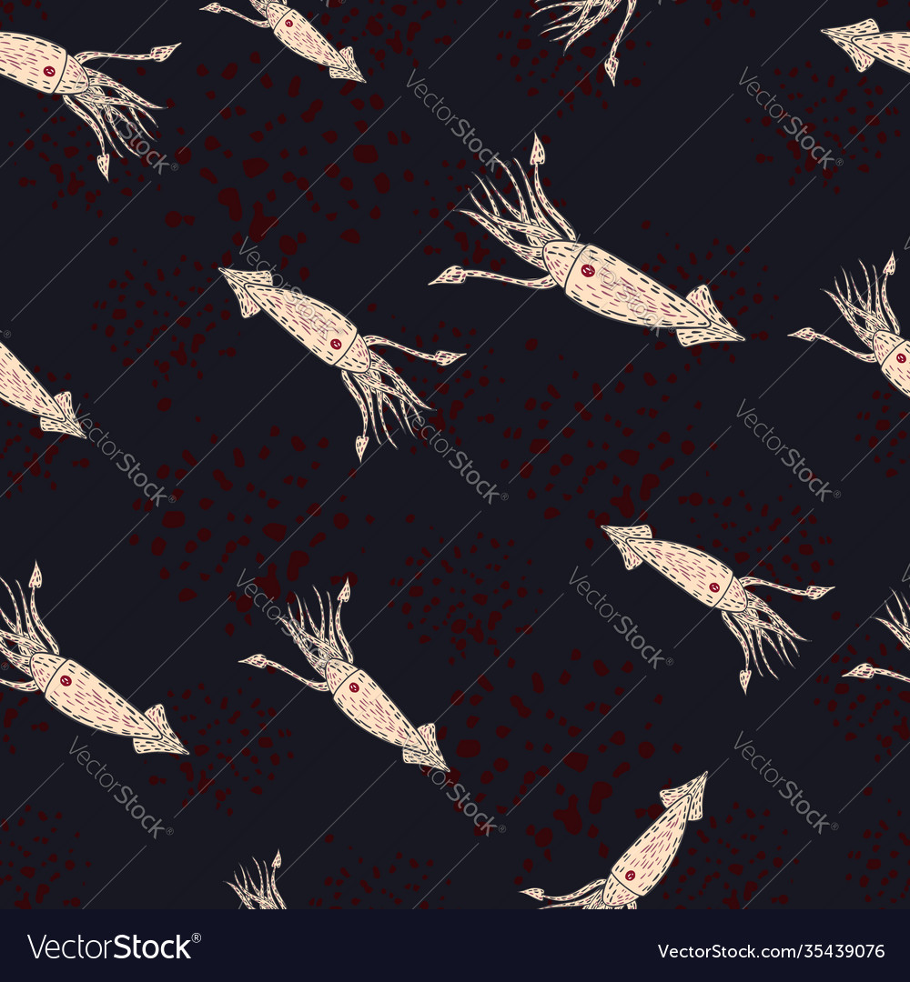 Seamless random pattern with hand drawn light Vector Image Seamless random pattern with hand drawn light