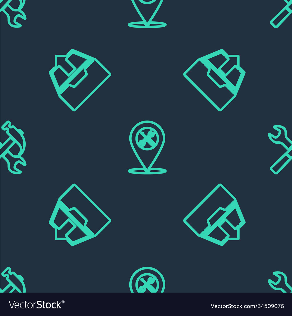 Set line location service upload inbox