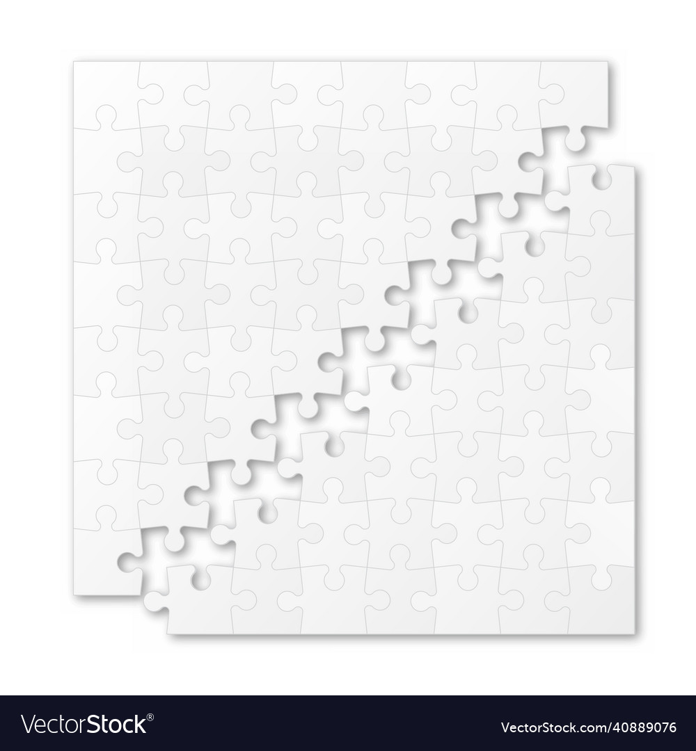 Set puzzle pieces texture mosaic background vector image Set puzzle pieces texture mosaic background