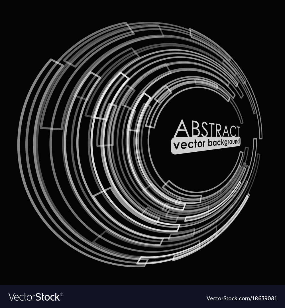 Abstract background with circle