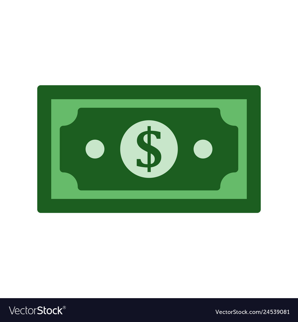 Dollar icon Royalty Free Vector Image - VectorStock