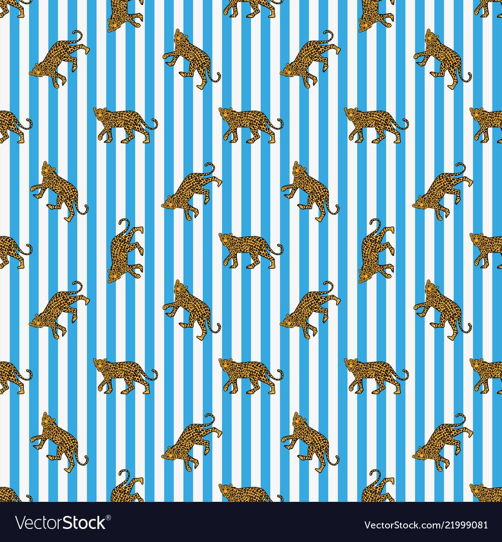 Leopard Striped Pattern