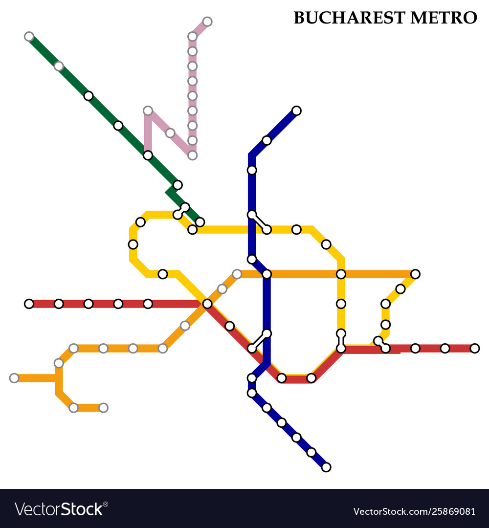 Map metro subway Royalty Free Vector Image - VectorStock