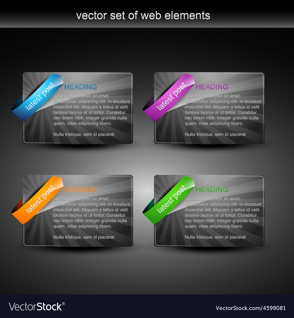 Web elements