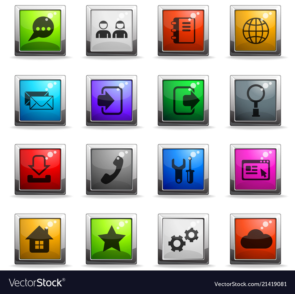 Web tools icon set