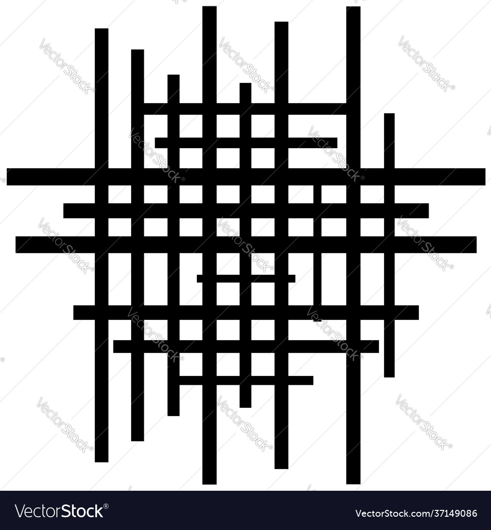 Abstract grid mesh lattice grating geometric vector image Abstract grid mesh lattice grating geometric