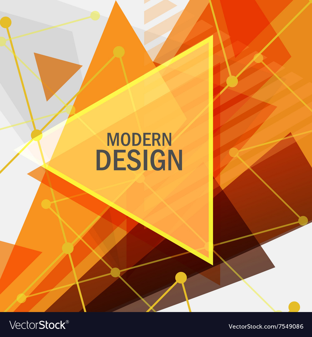 Abstract rapid triangular design
