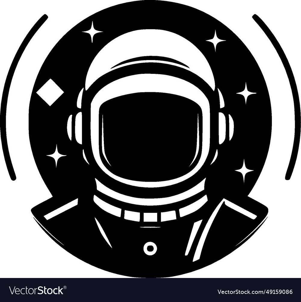 Astronaut - minimalist and simple silhouette