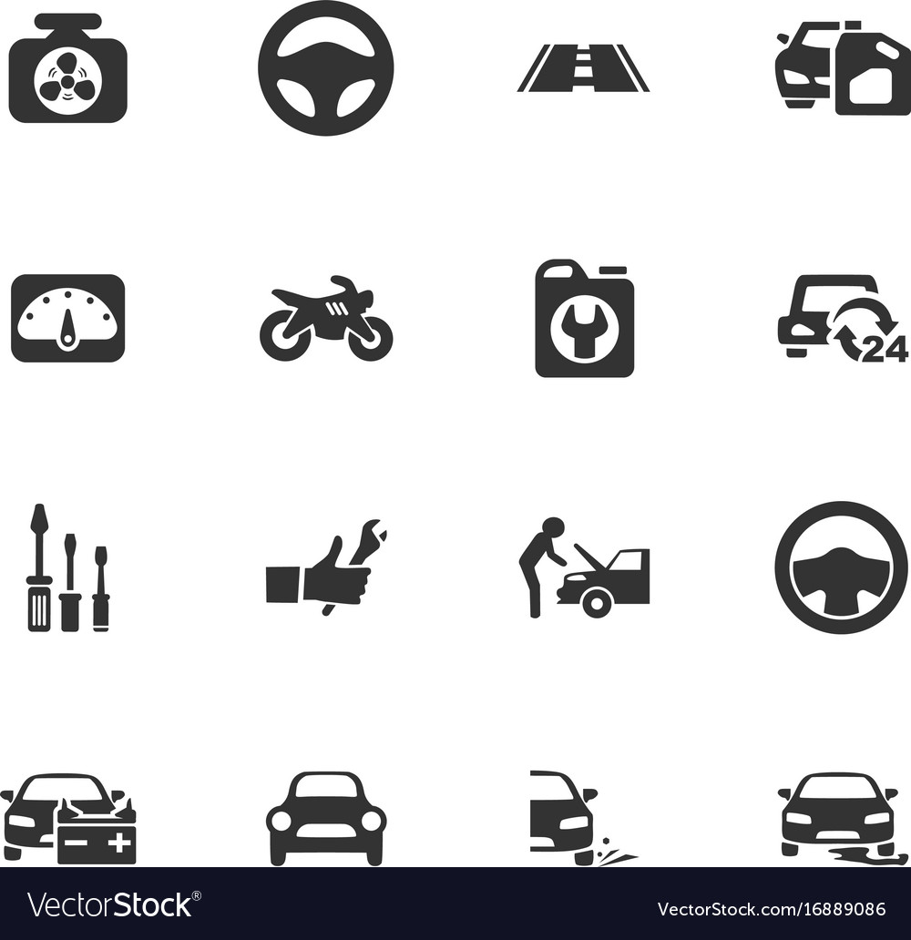 Auto icons set