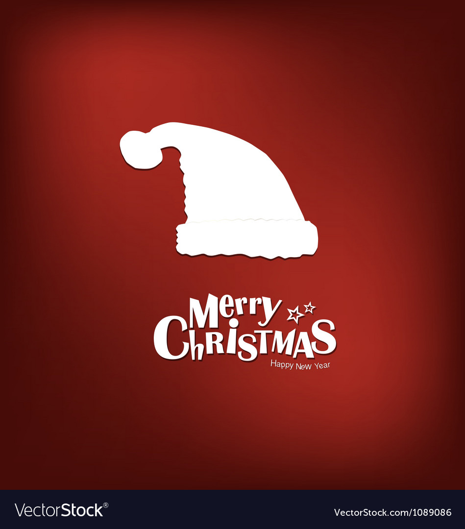 Christmas Card with Snowflakes & Decorations