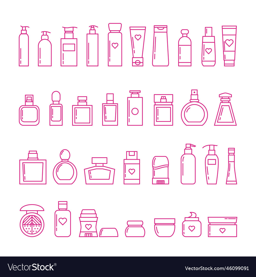 A selection of various jars and bottles Vector Image A selection of various jars and bottles