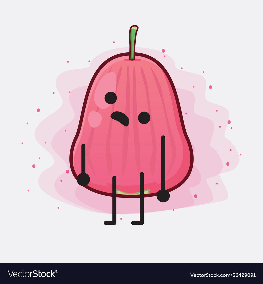 Java apple fruit cute character with simple face