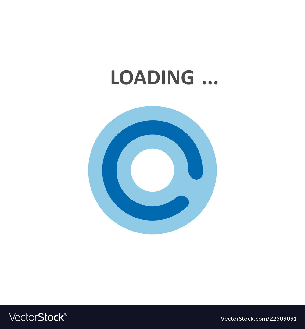 Loading icons white background vector image Loading icons white background