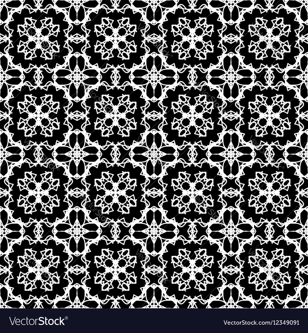 Ornamental seamless line pattern