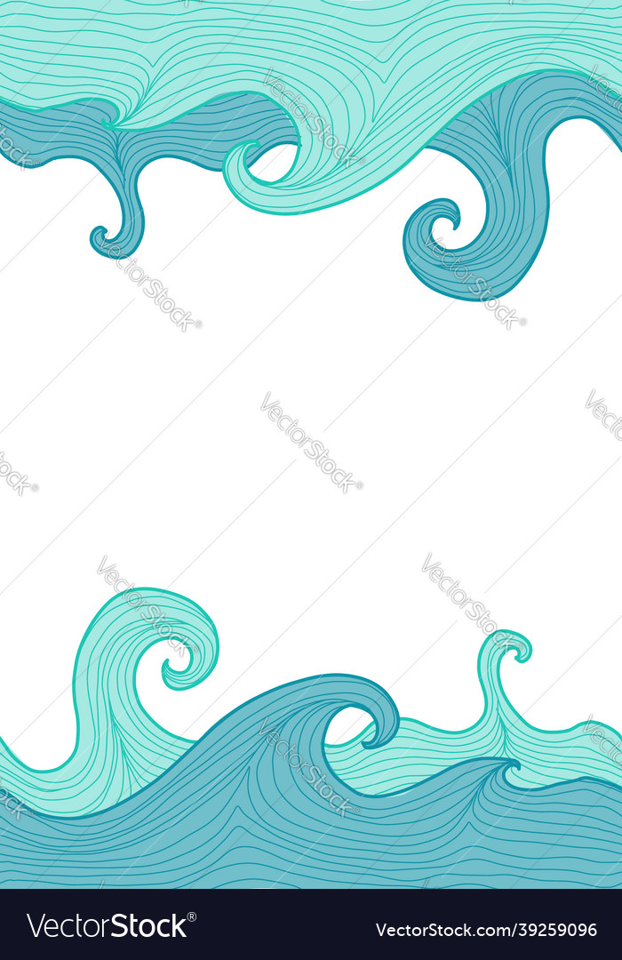 Abstract sea background seamless pattern for your vector image Abstract sea background seamless pattern for your