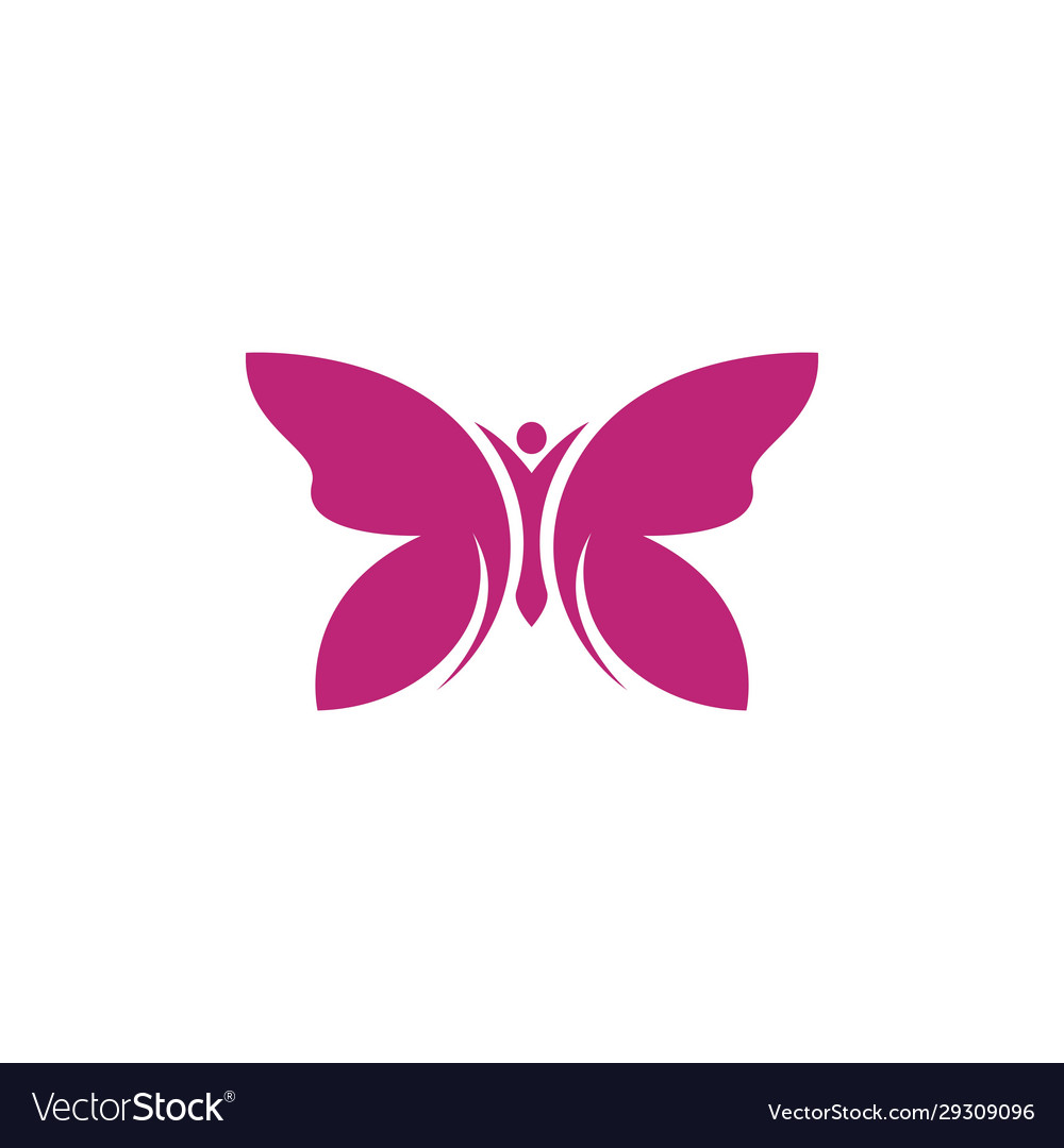 Beauty butterfly icon design Royalty Free Vector Image