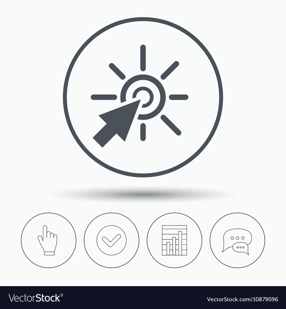 Click icon computer mouse cursor sign
