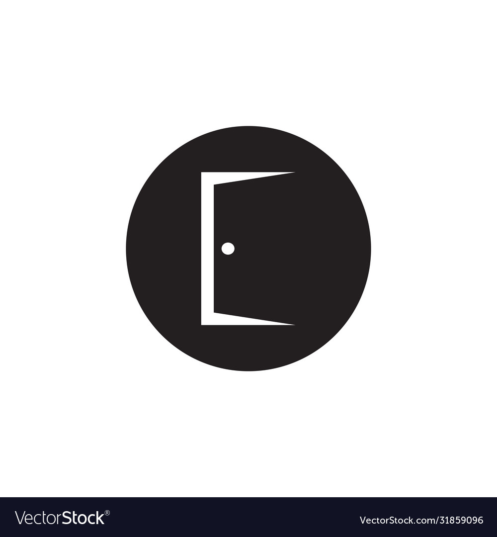 Door circle icon