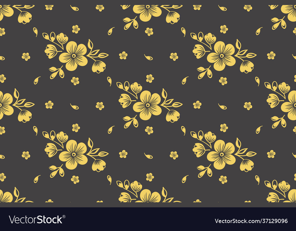 Flower seamless pattern element elegant