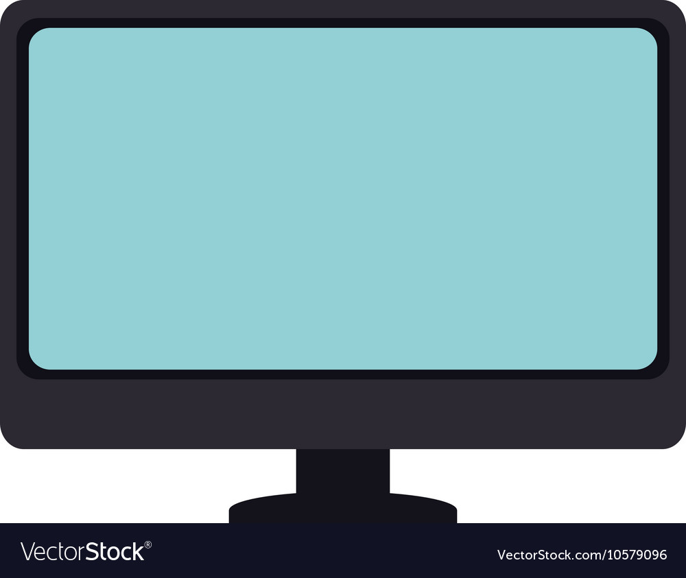 Monitor Pc Computer Royalty Free Vector Image Vectorstock