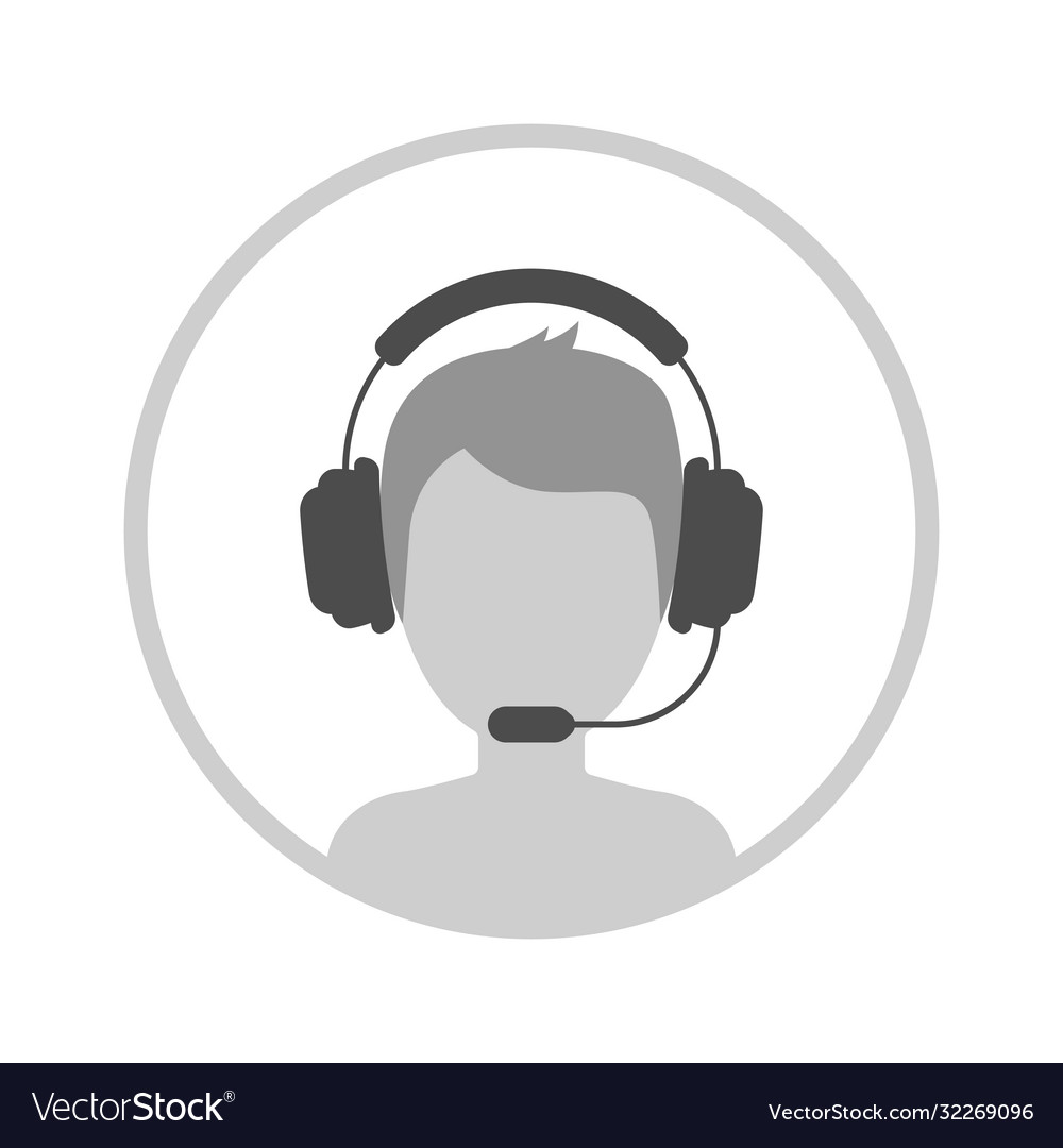 Support Service Icon - Line Style