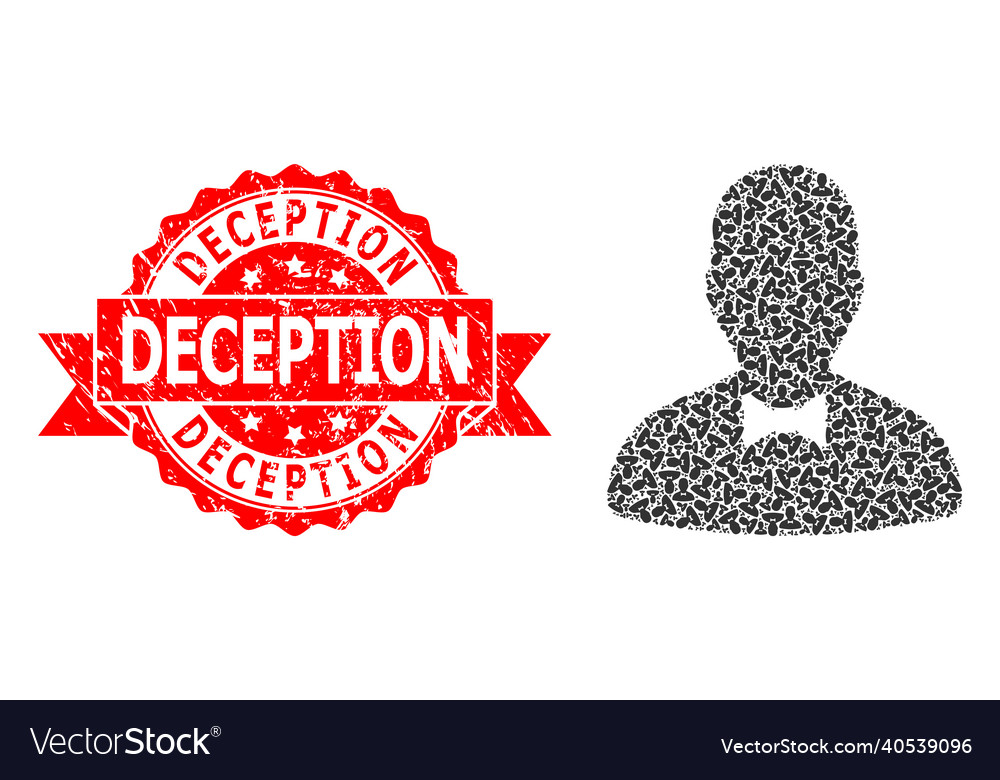 Textured deception stamp and recursion gentleman