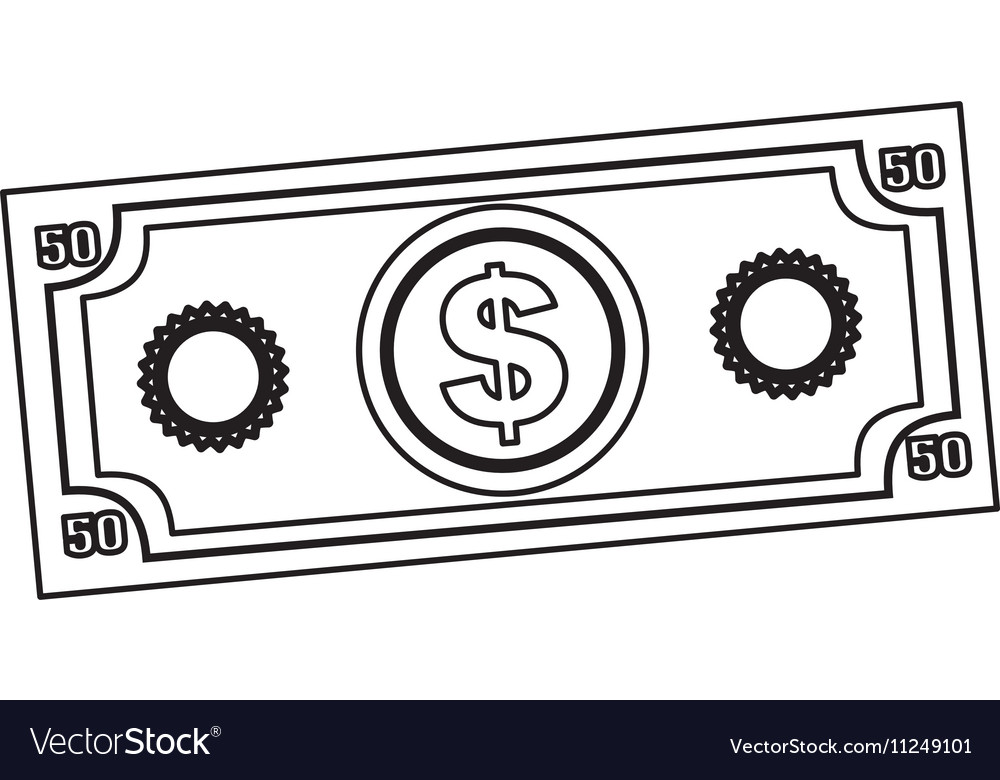 Cash money icon image Royalty Free Vector Image