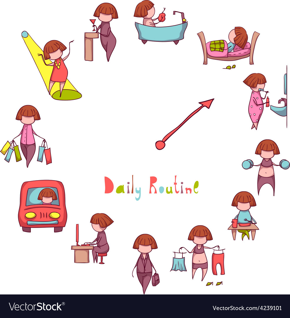 Kids Daily Routine Cartoon